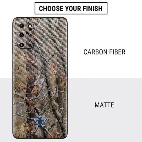 NFL Dallas Cowboys Realtree AP Camo Galaxy S20 Plus Skin